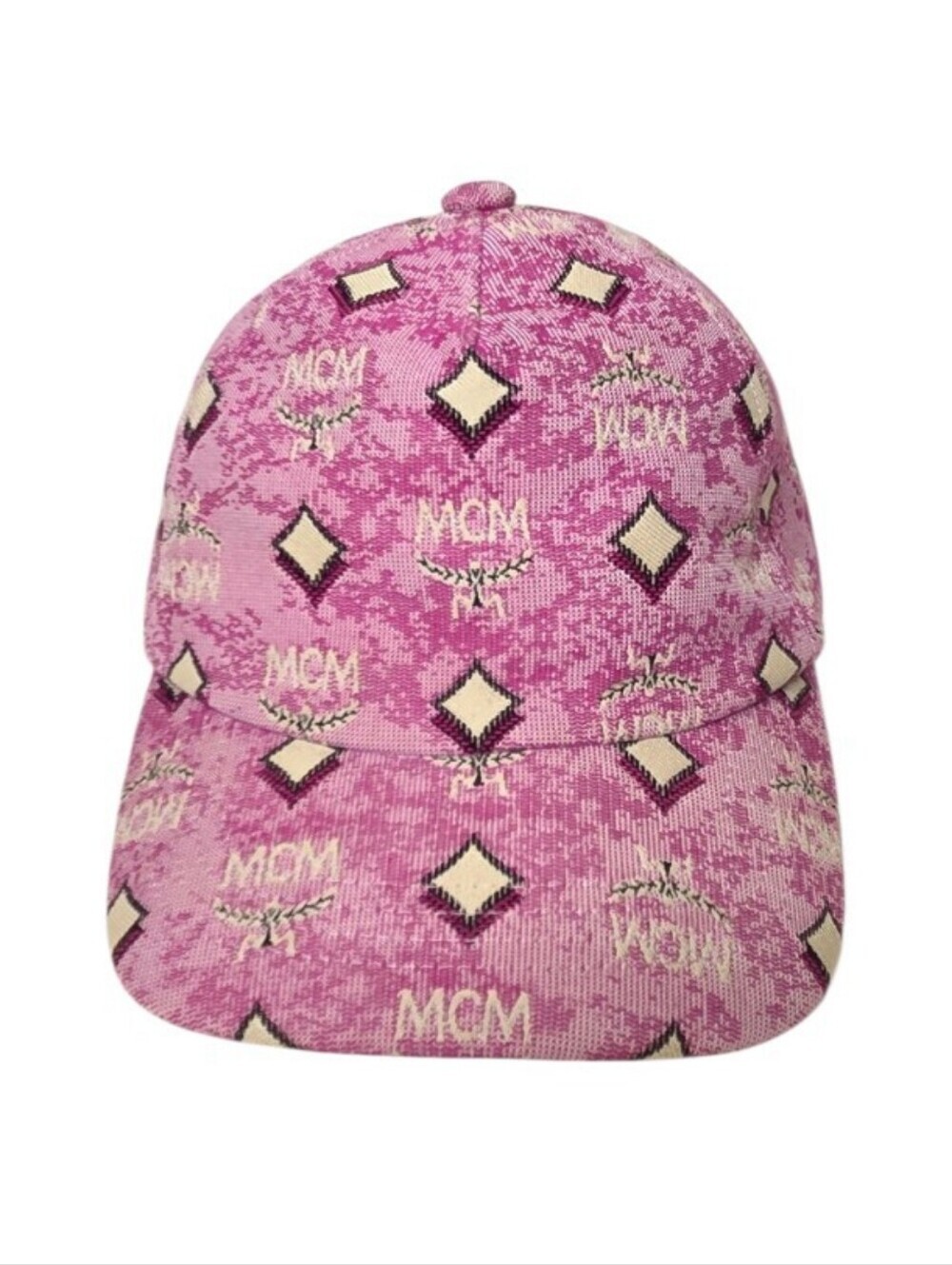 MCM Vintage Monogram Jacquard Adjustable Cap